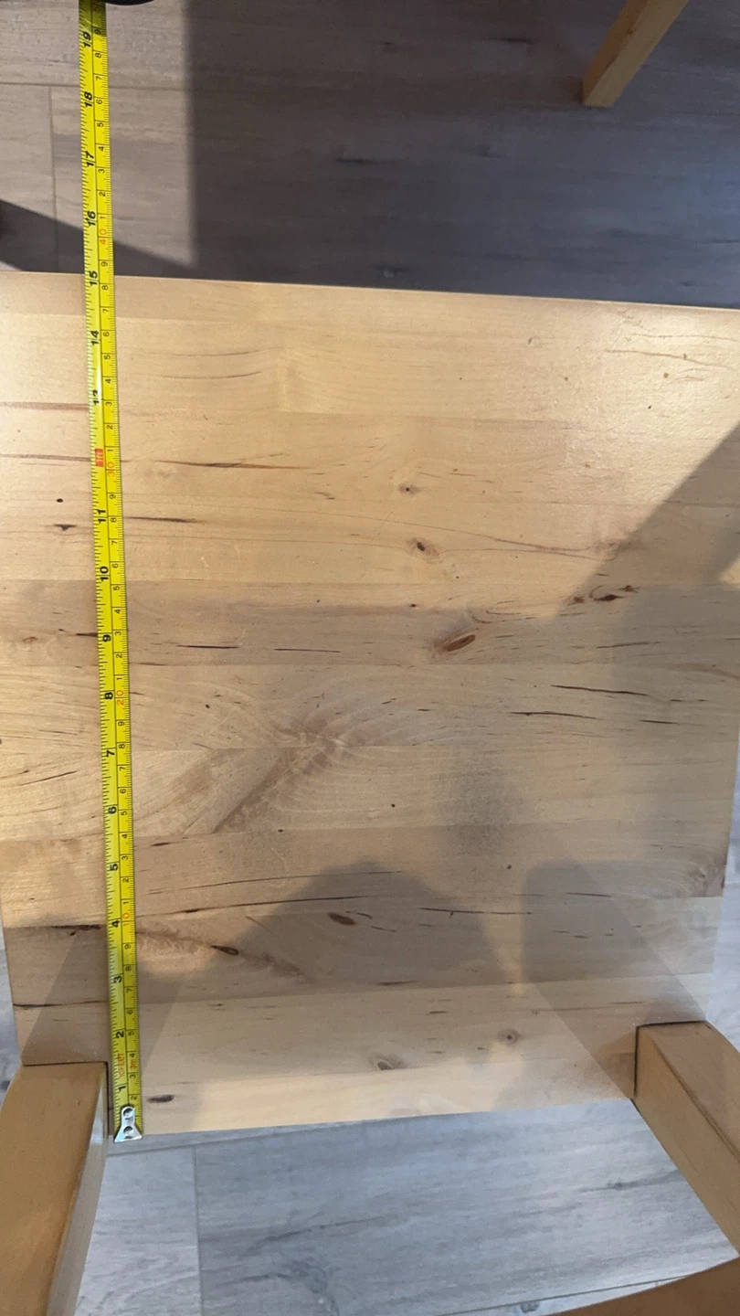 Solid wood dining table with 4 chairs - photo 5