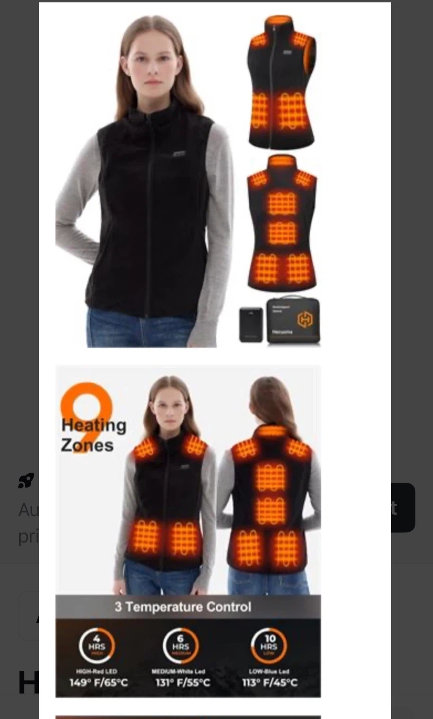 Hecuma Women's Heated Vest 2xl