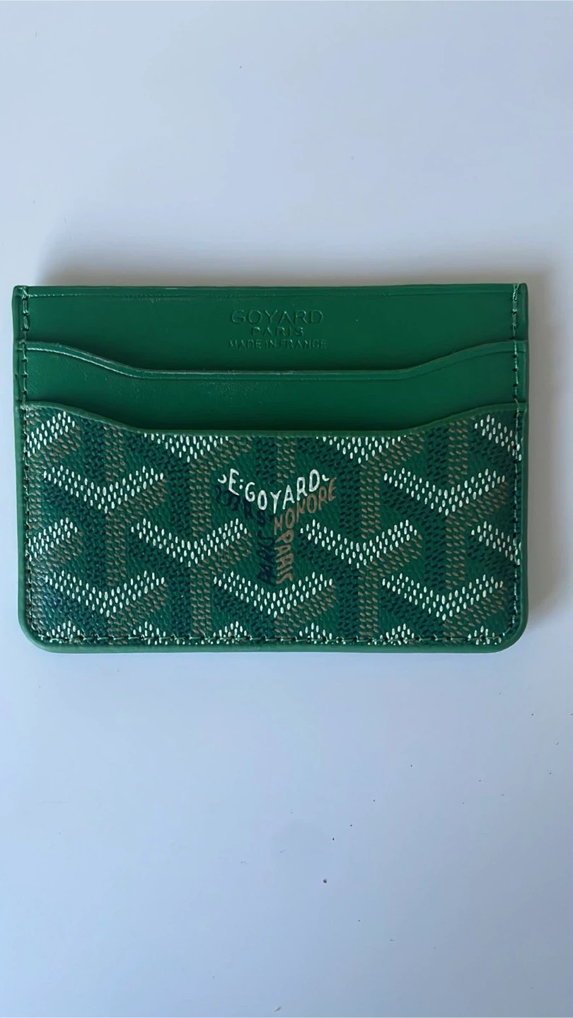 Goyard Saint Sulpice Green Card Holder - photo 4