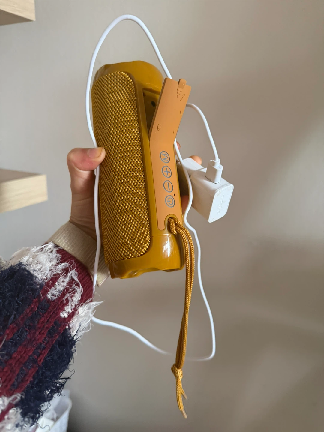 T&G Mustard Yellow Portable Bluetooth Speaker
