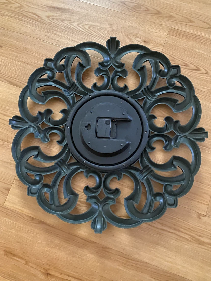 Decorative Black Wall Clock - photo 2