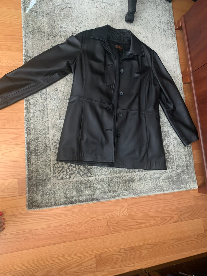 Danier Black Leather Jacket
