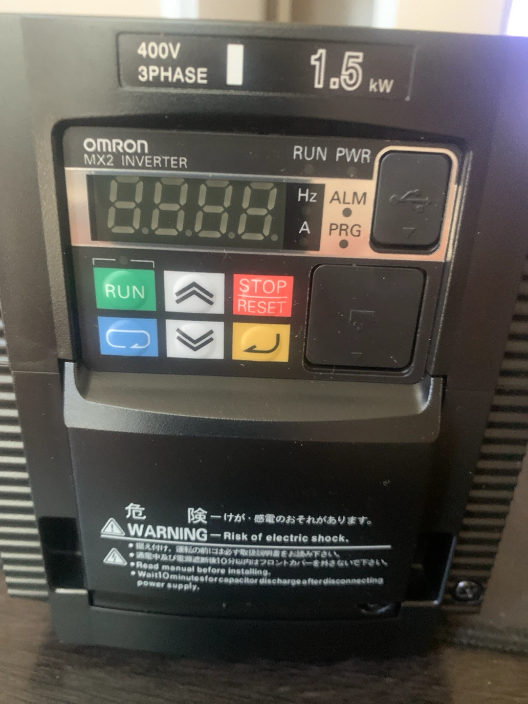 Omron MX2 Inverter 400V 3Phase 1.5kW