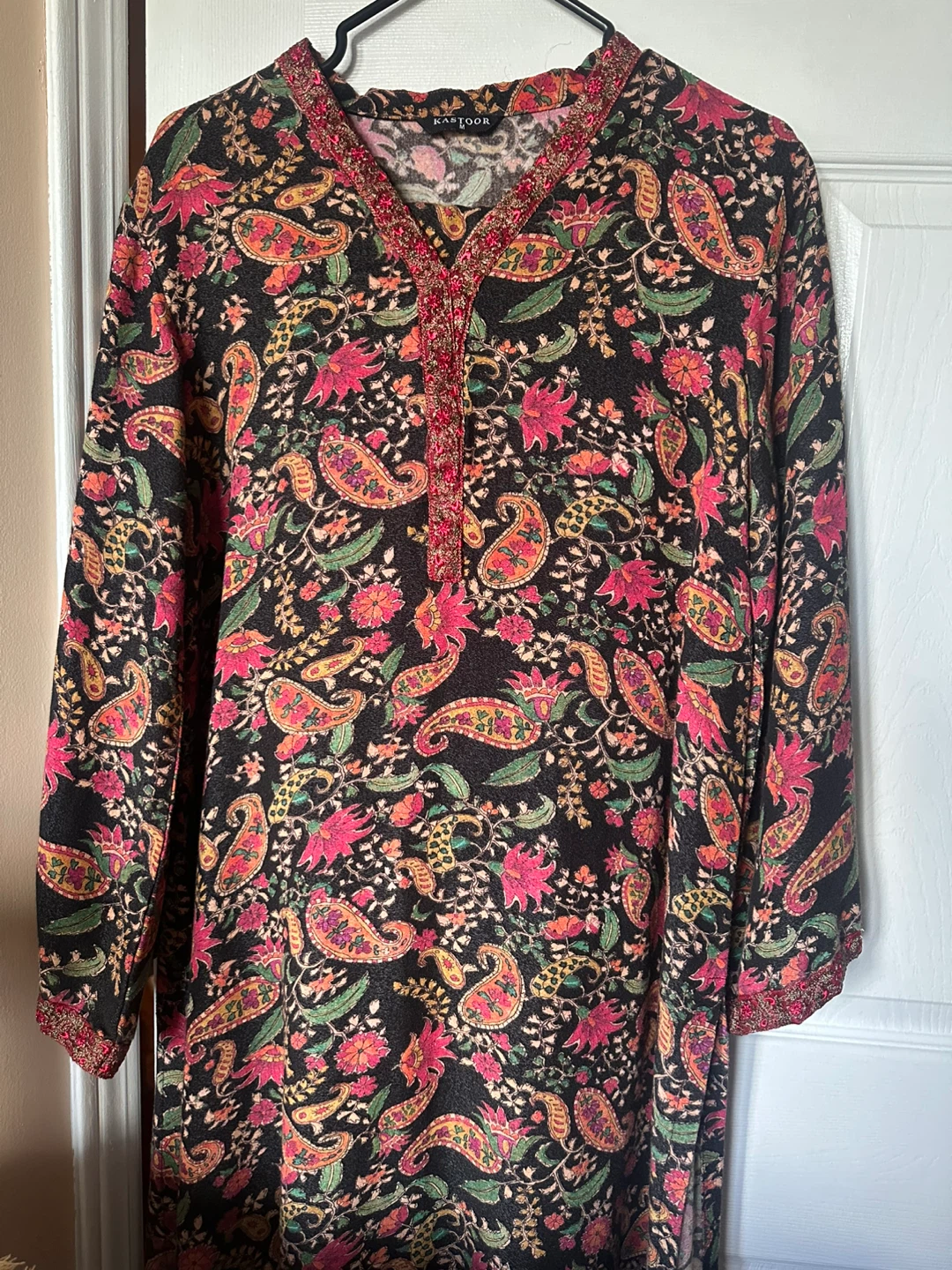 2 pc Kastoor Paisley Print