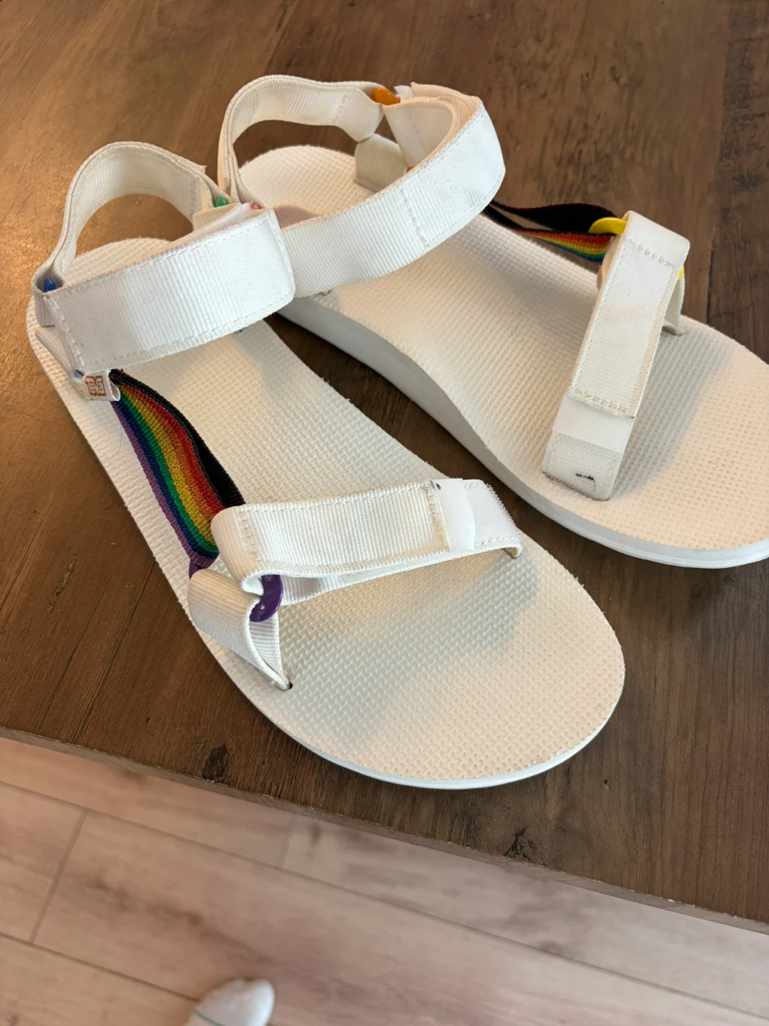 Teva Rainbow Pride Sandals Size M8 (40.5 EU)