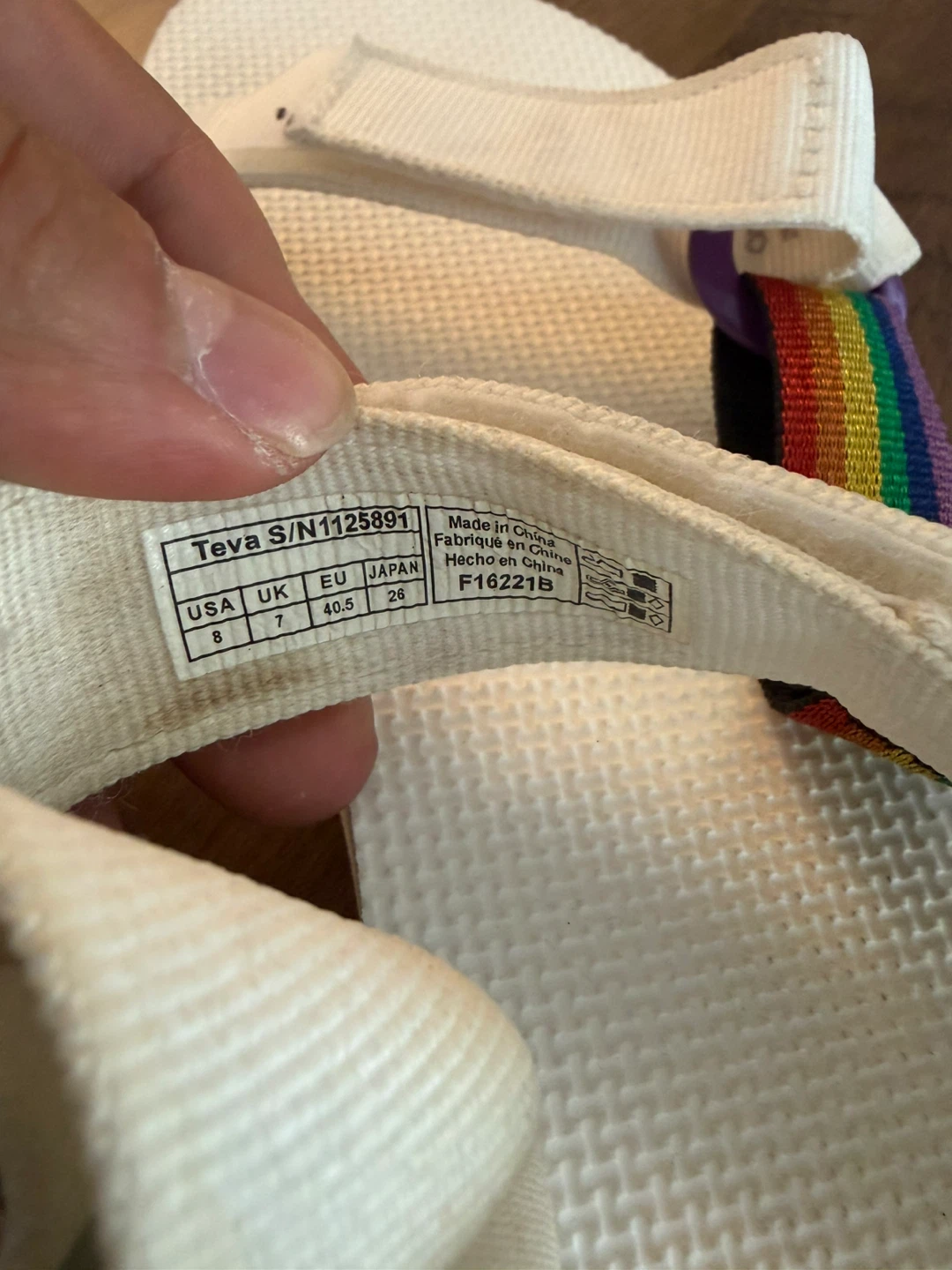 Teva Rainbow Pride Sandals Size M8 (40.5 EU) - photo 5