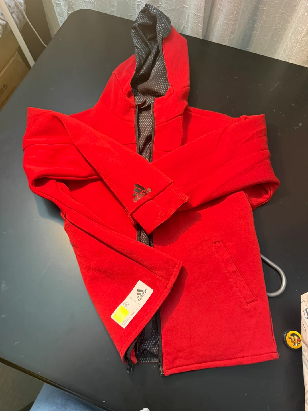 Adidas Reversible Youth Jacket Red/Black