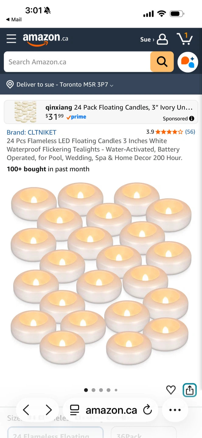 168 Flameless LED Floating Candles