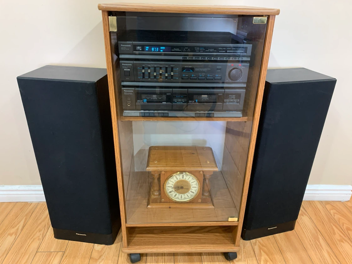 Panasonic Stereo System with Cabinet - photo 2