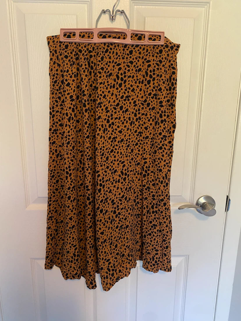 Leopard Midi Skirt