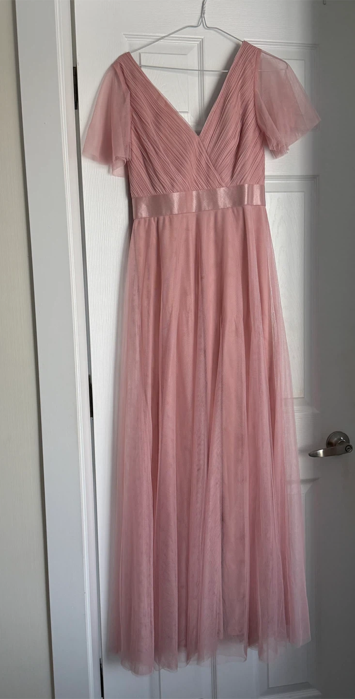 Pink Tulle Maxi Dress - photo 2