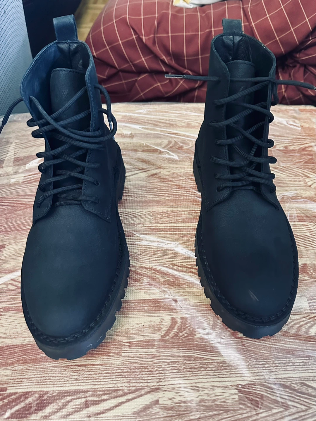 Selected Homme Black Leather Boots