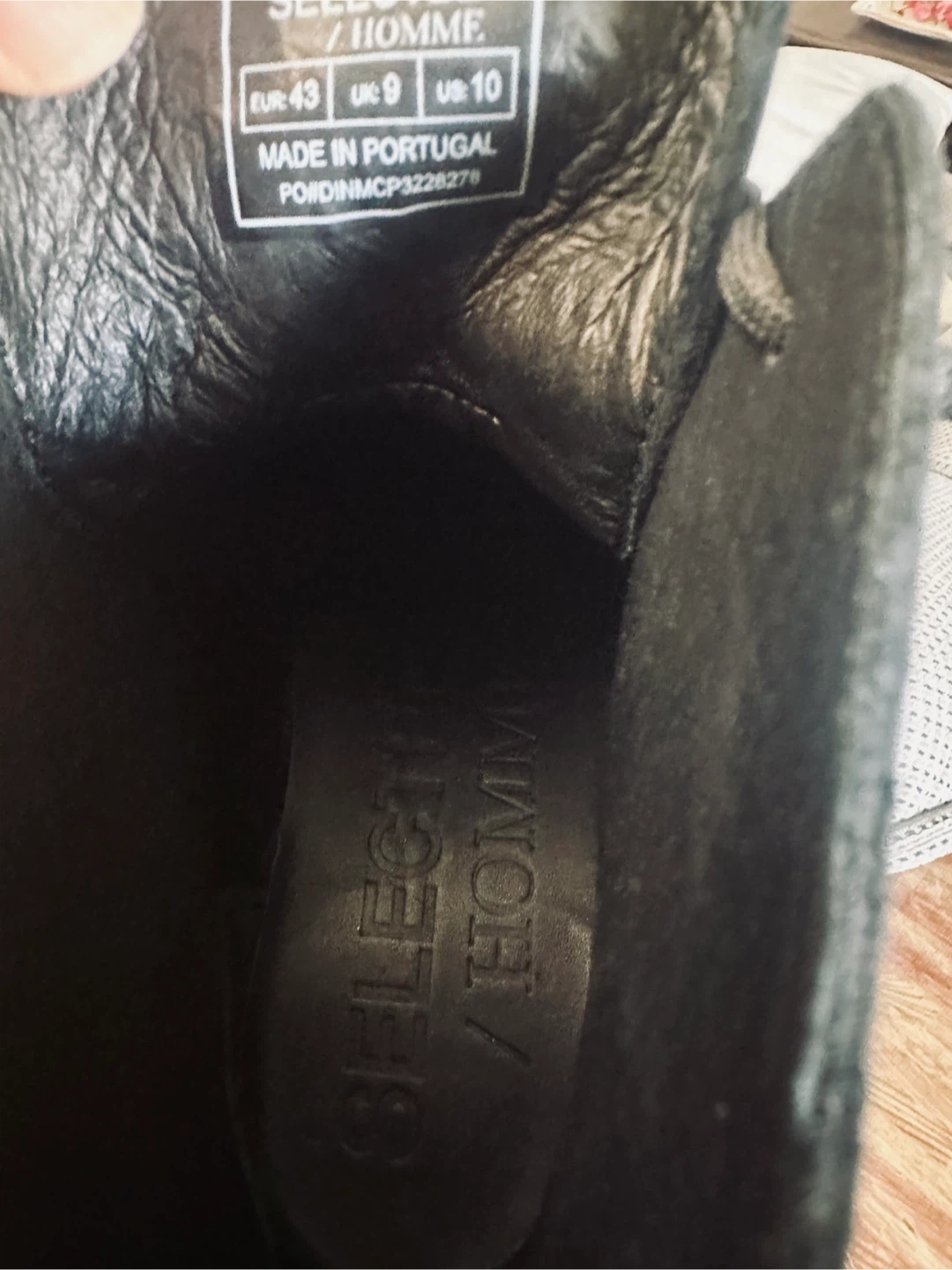 Selected Homme Black Leather Boots - photo 3