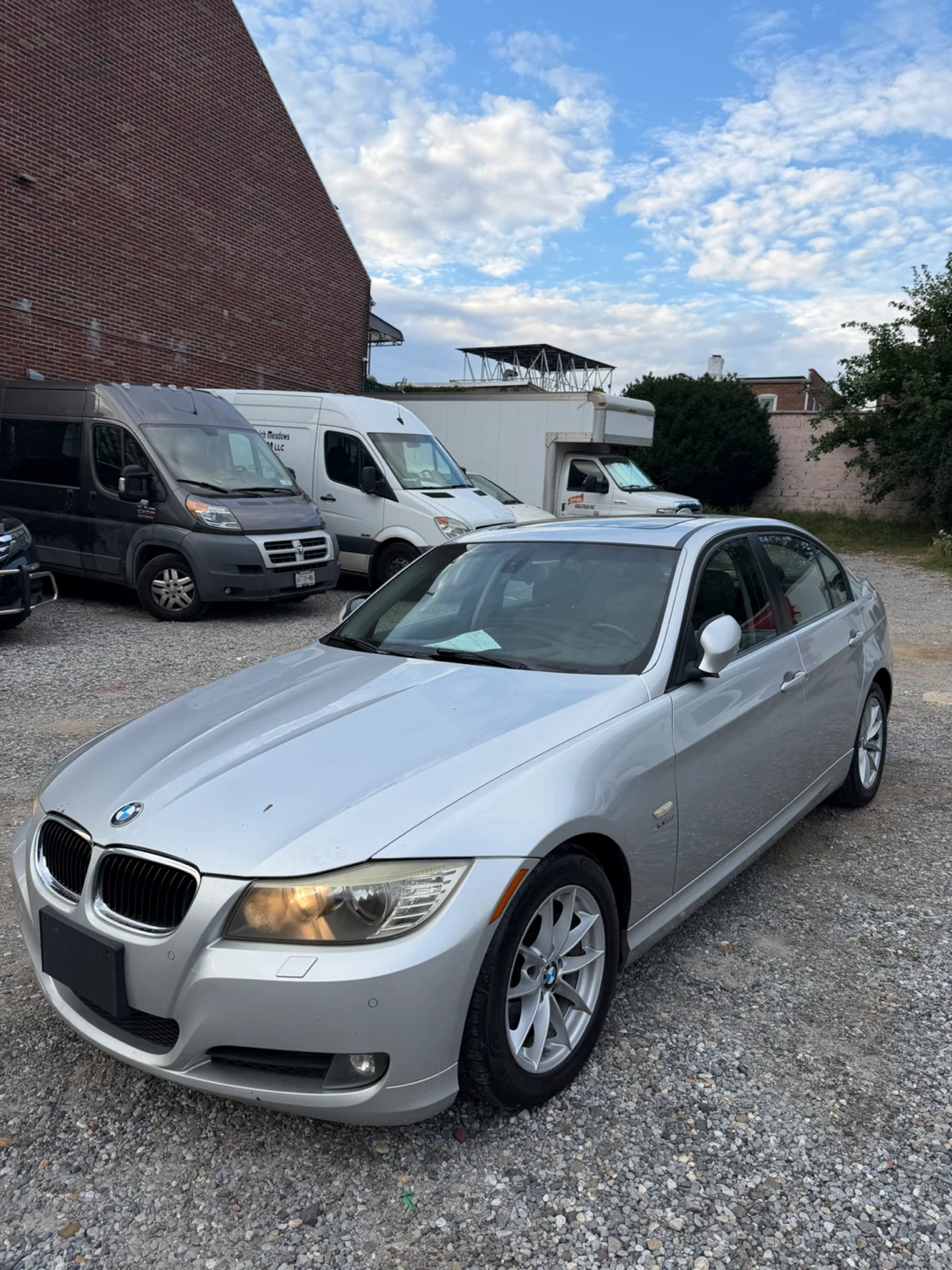 Silver BMW 328i Sedan