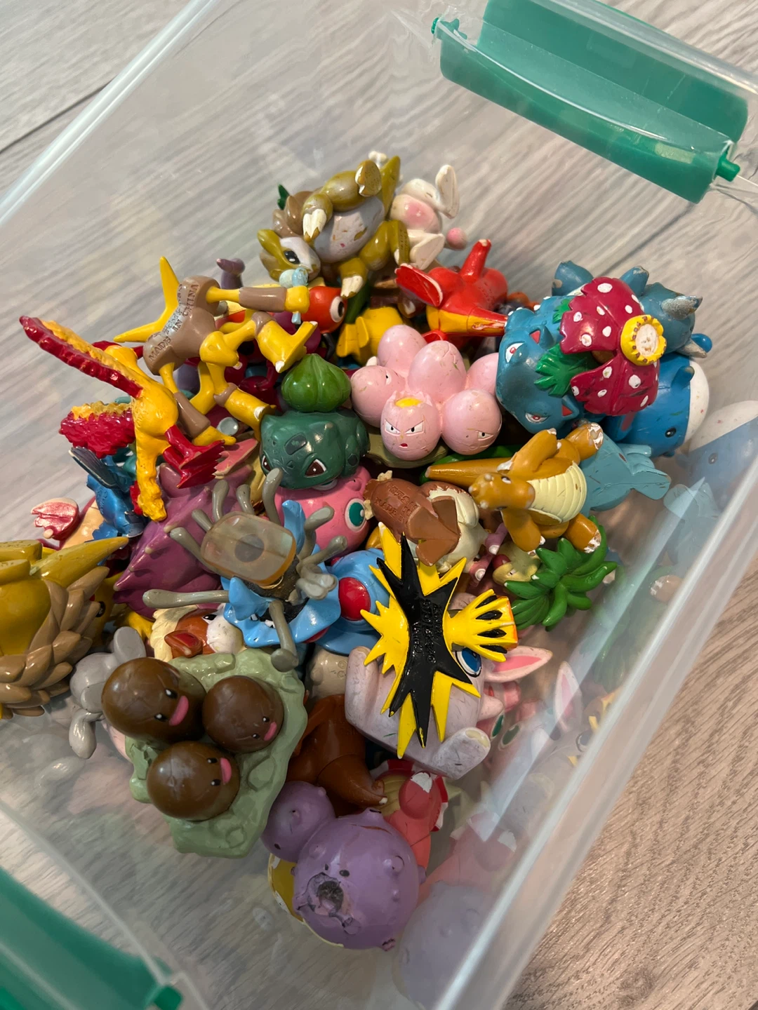 Large Collection of OG vintage TOMY Pokemon Figures