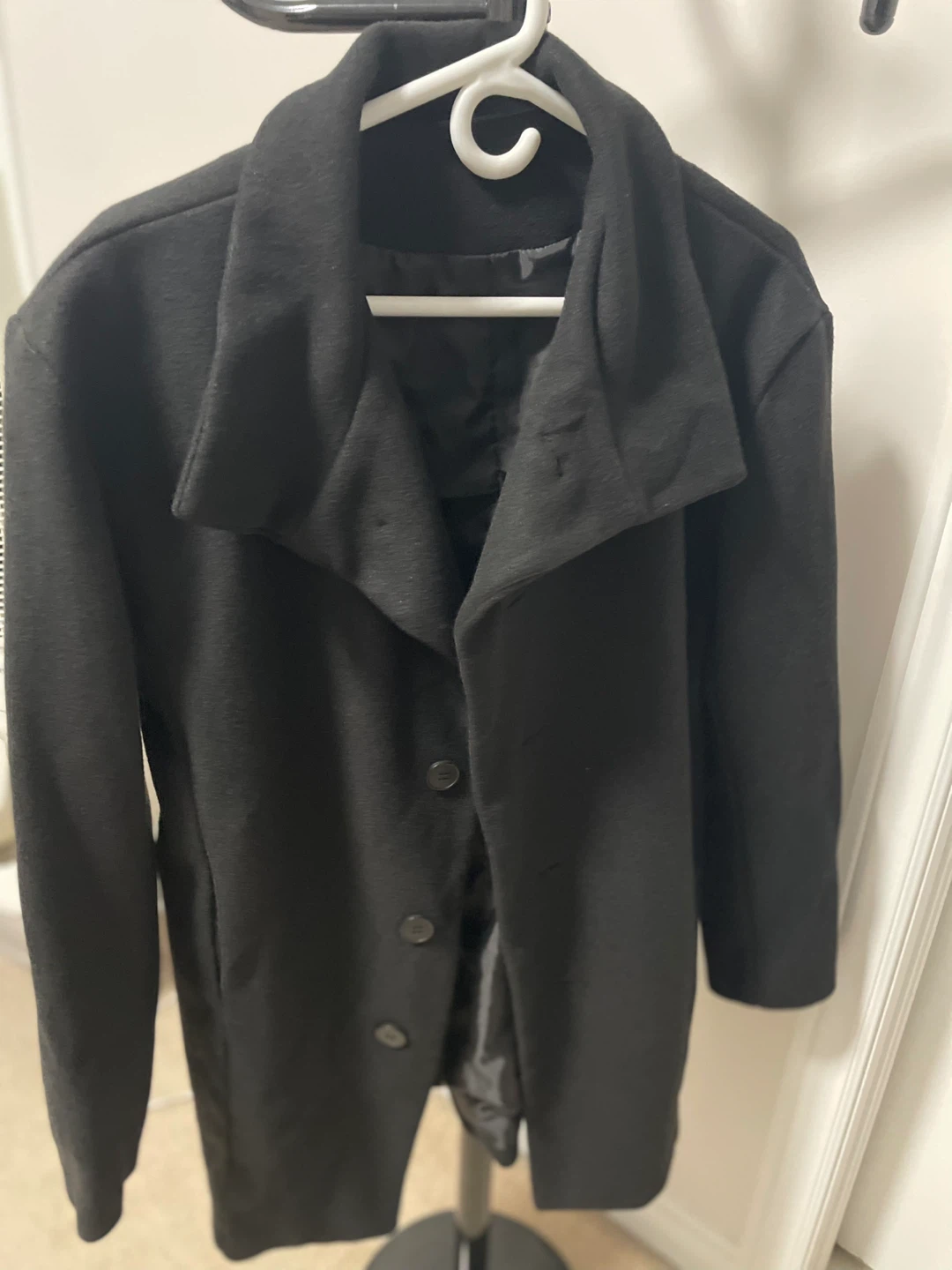 Black Mid-Length Coat gents - photo 2