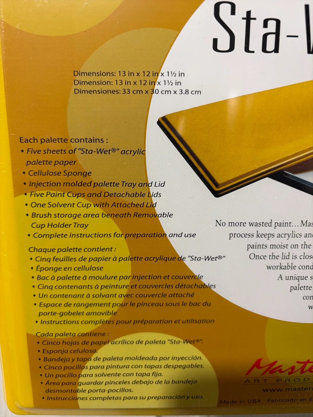 Masterson Sta-Wet Painter's Pal Palette - photo 2