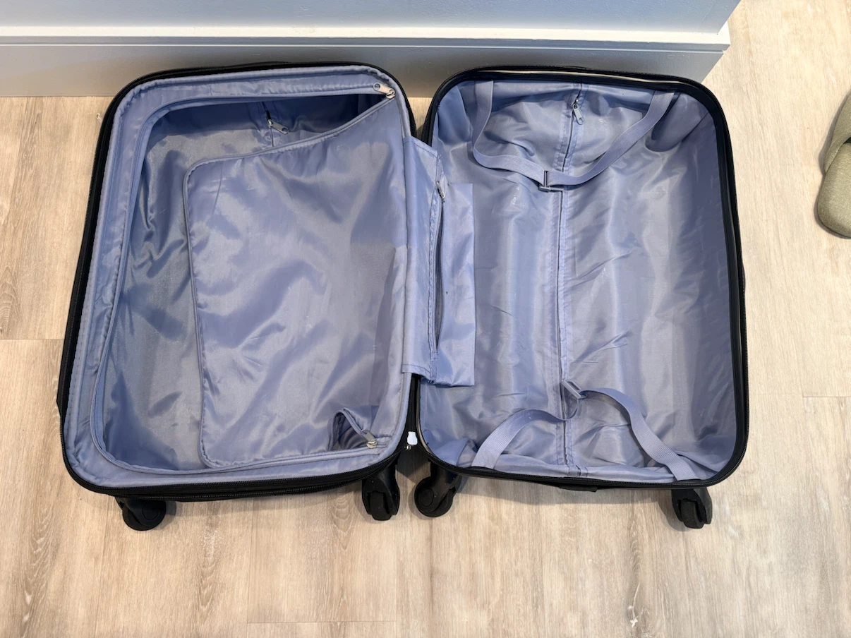 Outbound Black Hard-Shell Carry-On Suitcase - photo 2