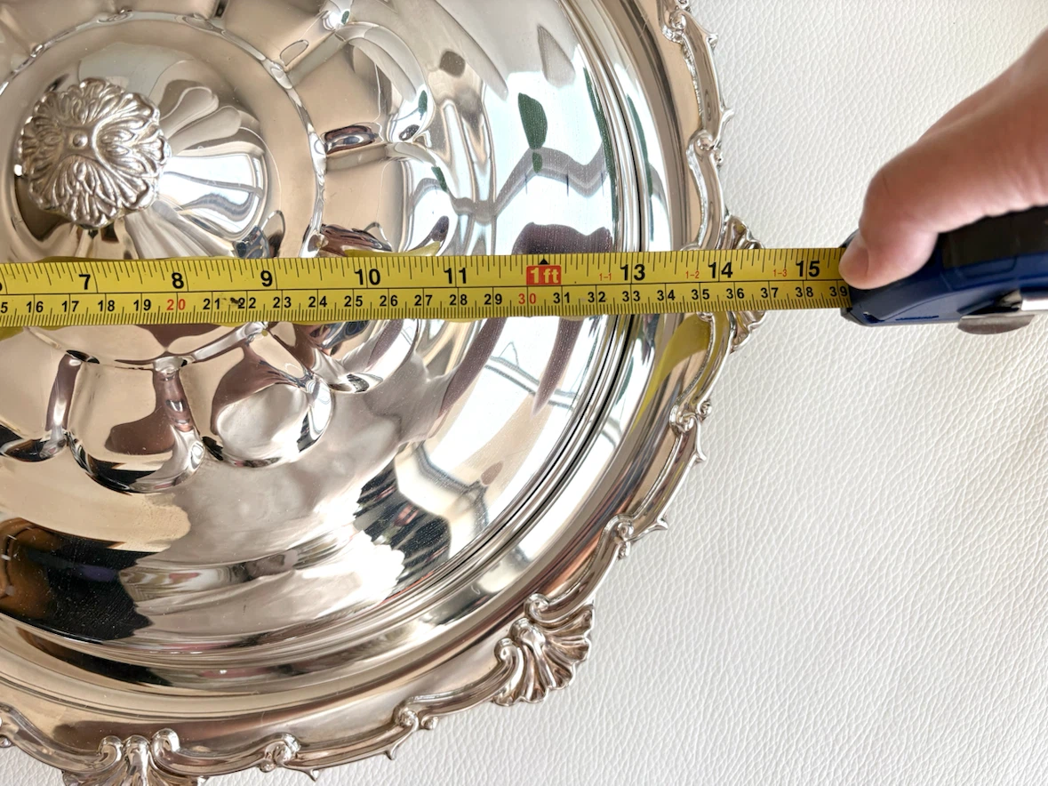 Primrose Plate E.P. Copper Serving Tray with Glass Insert - photo 4