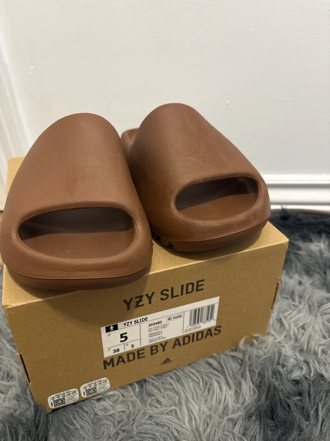 Adidas Yeezy Slide Flax US Men's 5 - photo 5