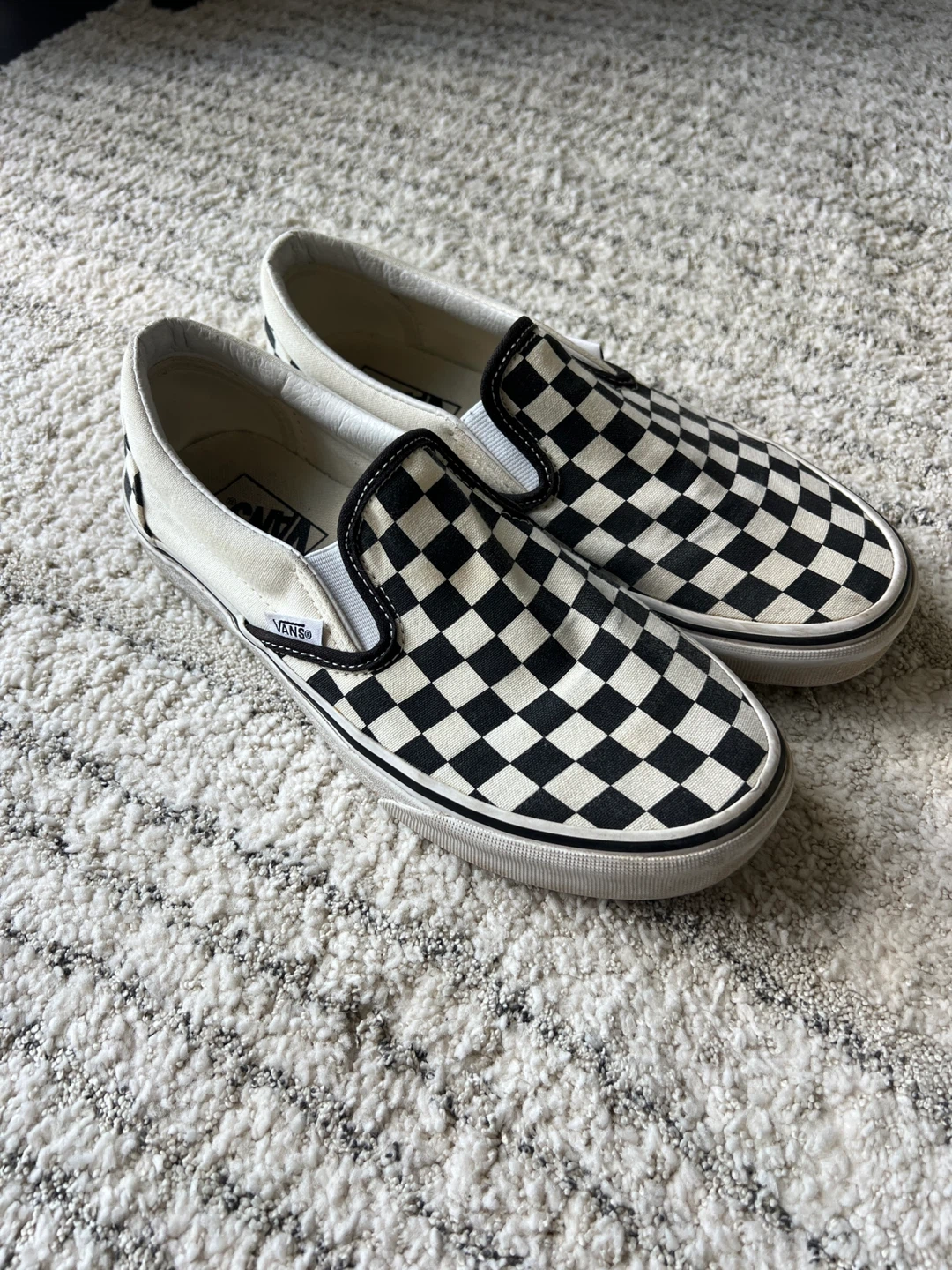 Checkered Vans size 8.5W/7M - photo 2