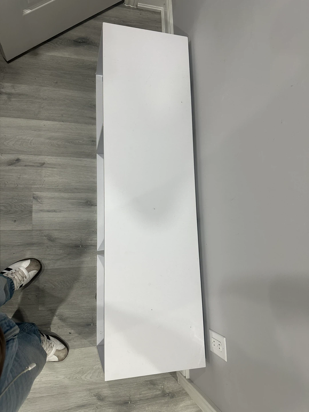 White tv stand - photo 2