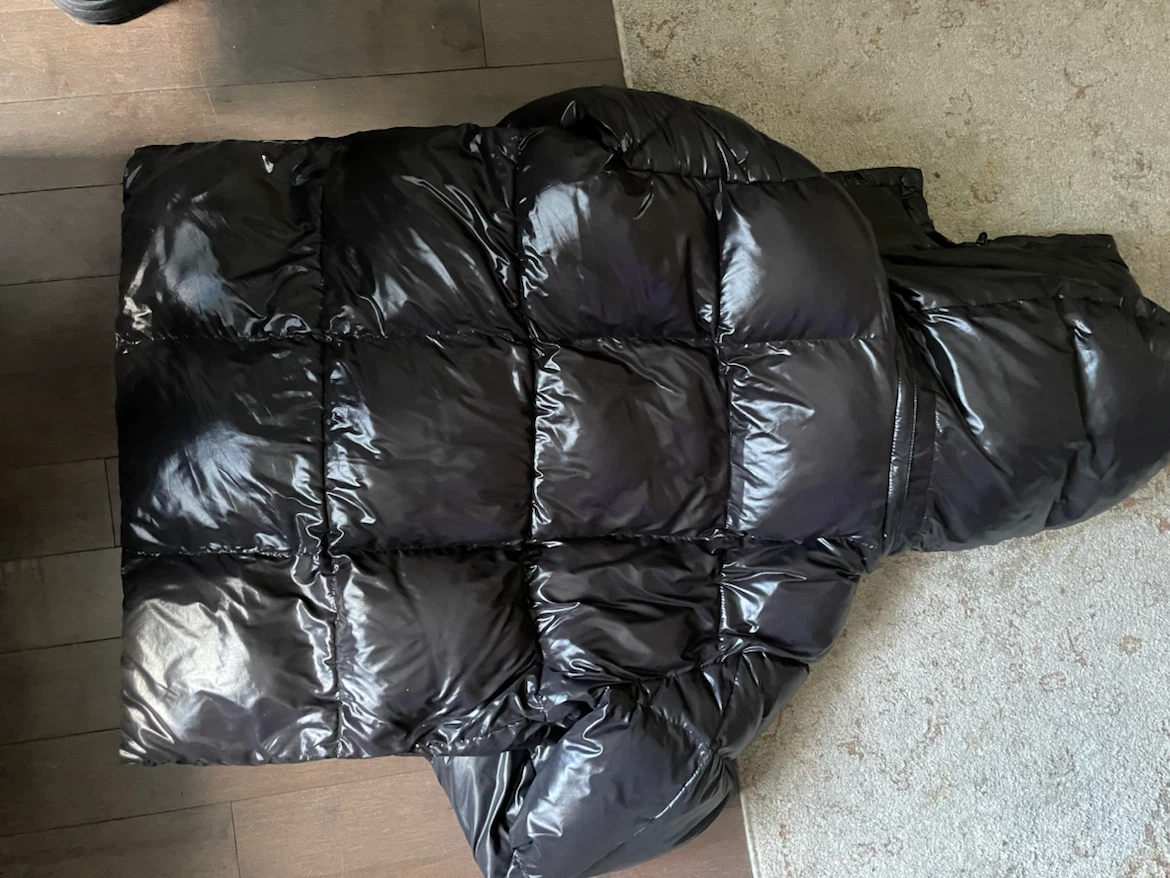 Moncler Shiny Black Puffer Jacket