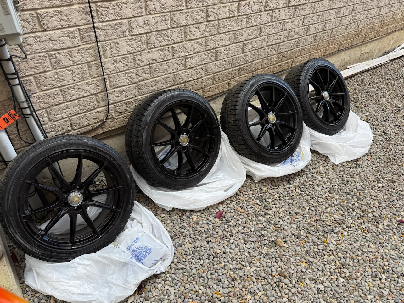 Dunlop Winter Maxx 2 Tires with 18-inch Black Wheels