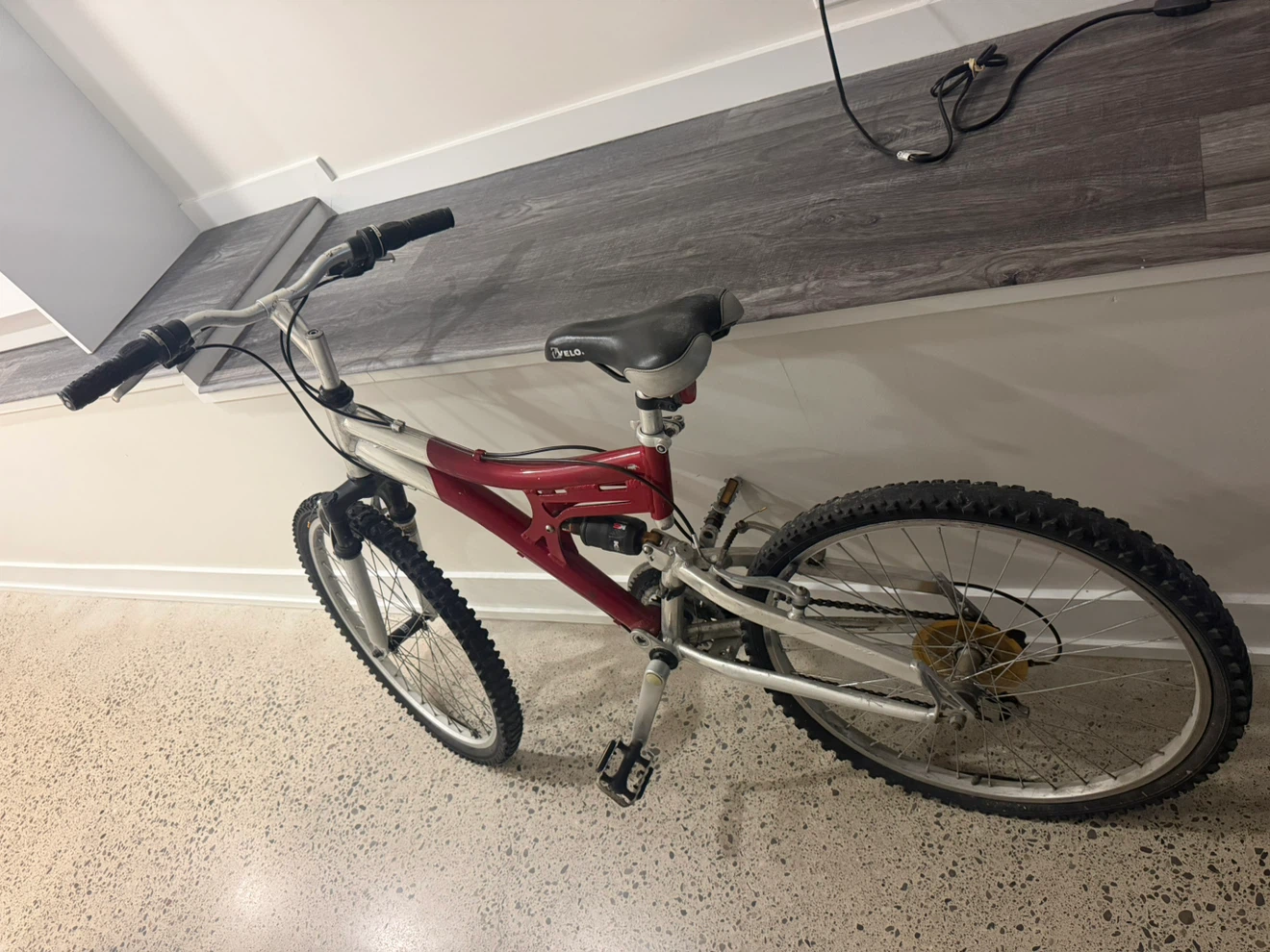 Red and Silver Mountain Bike - Youth