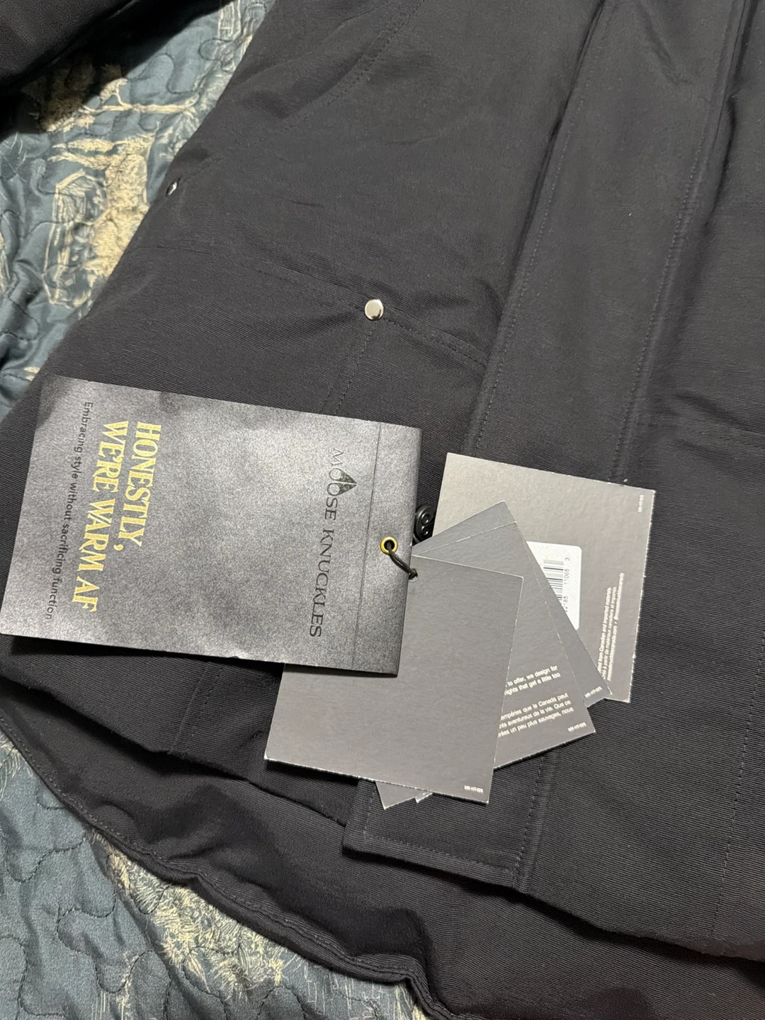 Moose Knuckles Down Filled Parka - Black
