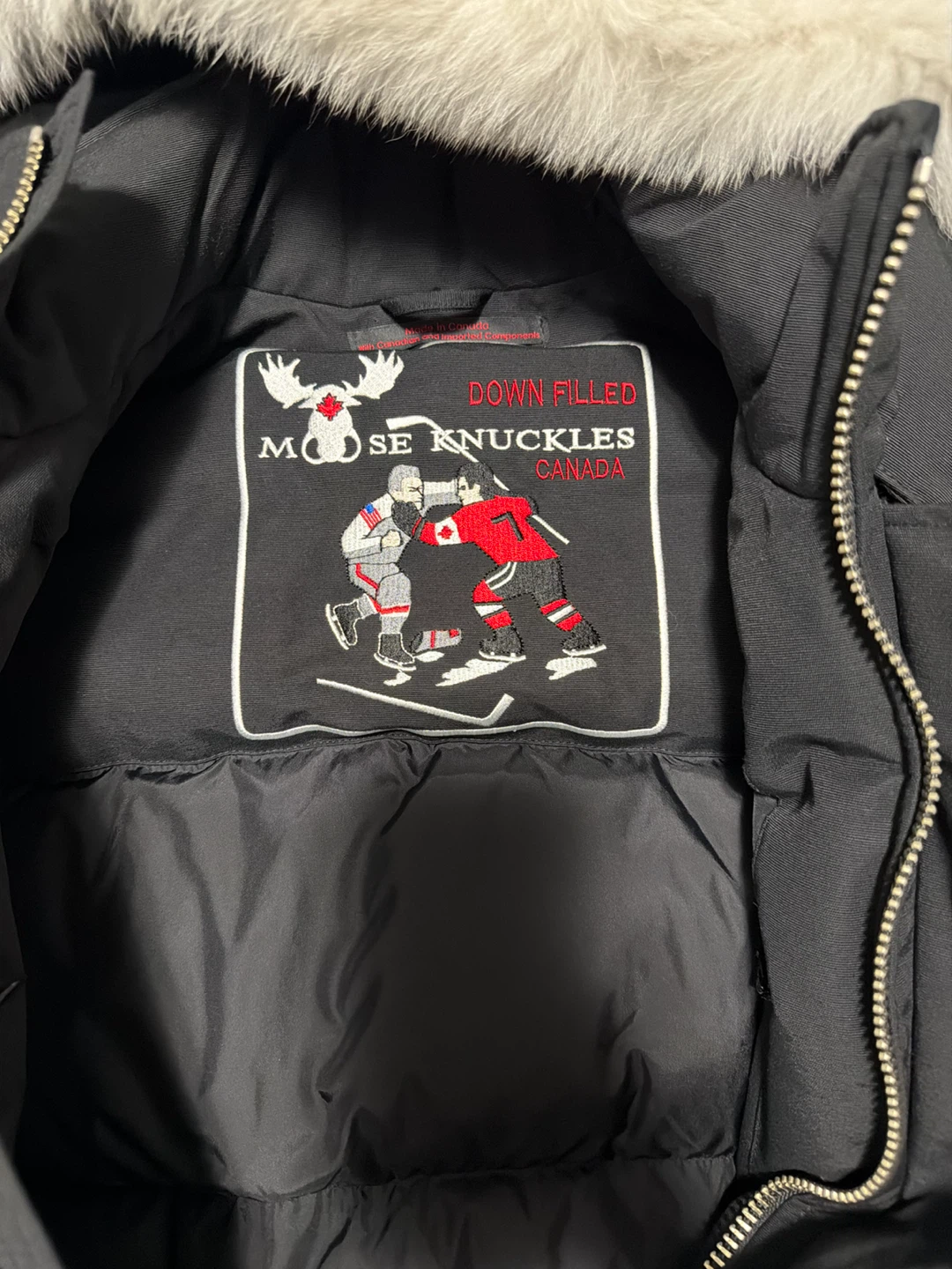 Moose Knuckles Down Filled Parka - Black - photo 2