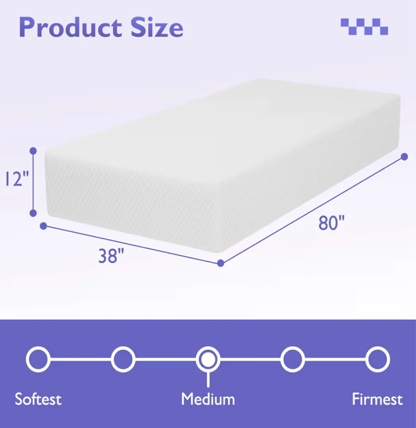 Twin XL 12-Inch Medium Firm Mattress - photo 2