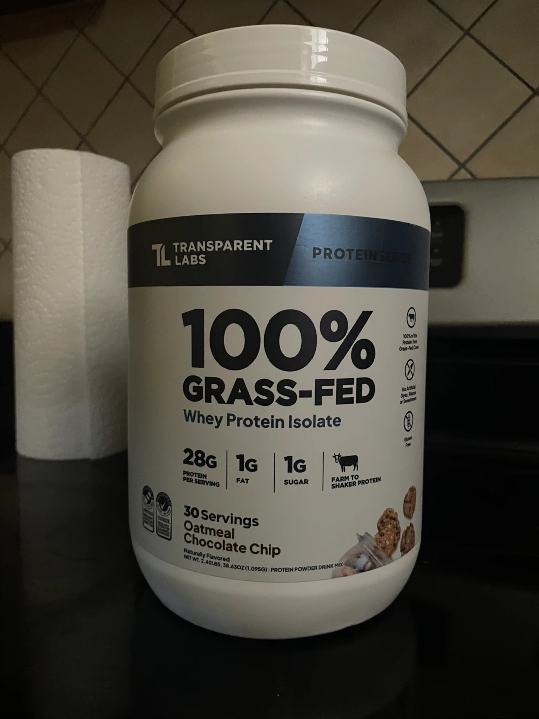 Transparent Labs Whey Protein Isolate (Oatmeal Chocolate Chip)