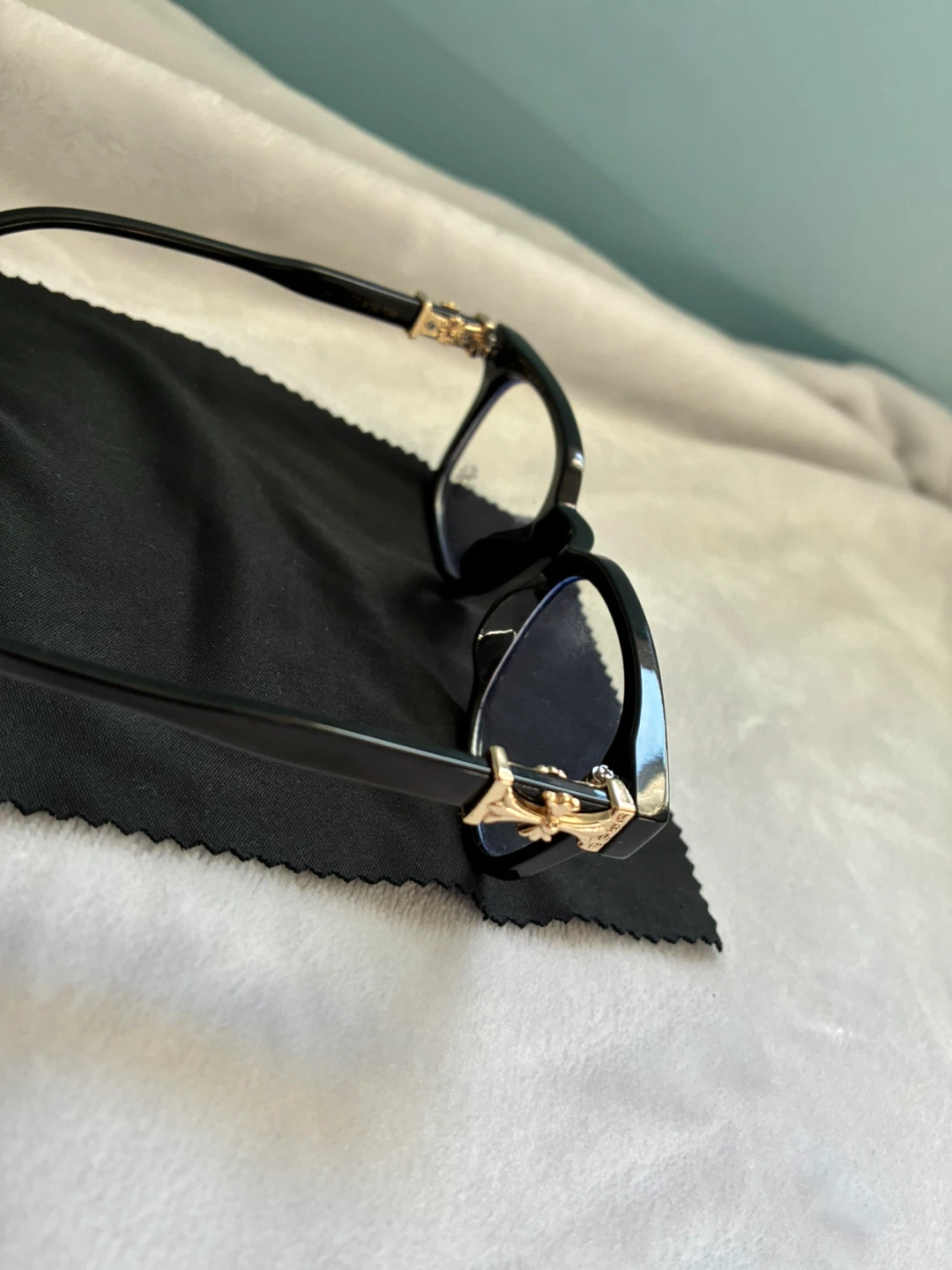 Chrome Hearts Black and Gold Sunglasses - photo 3