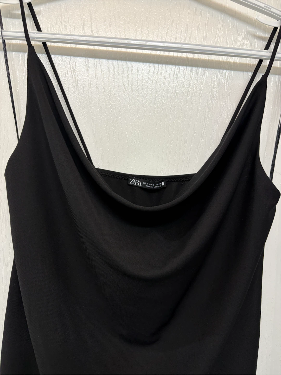 Zara Black Cowl Neck Cami Top - photo 5