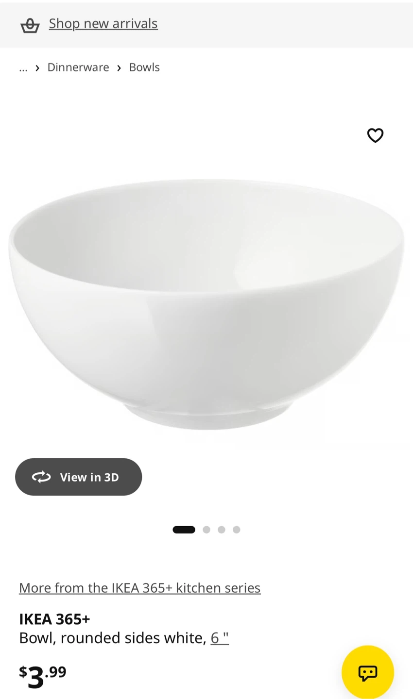 IKEA White Bowls Set of 3 - photo 4