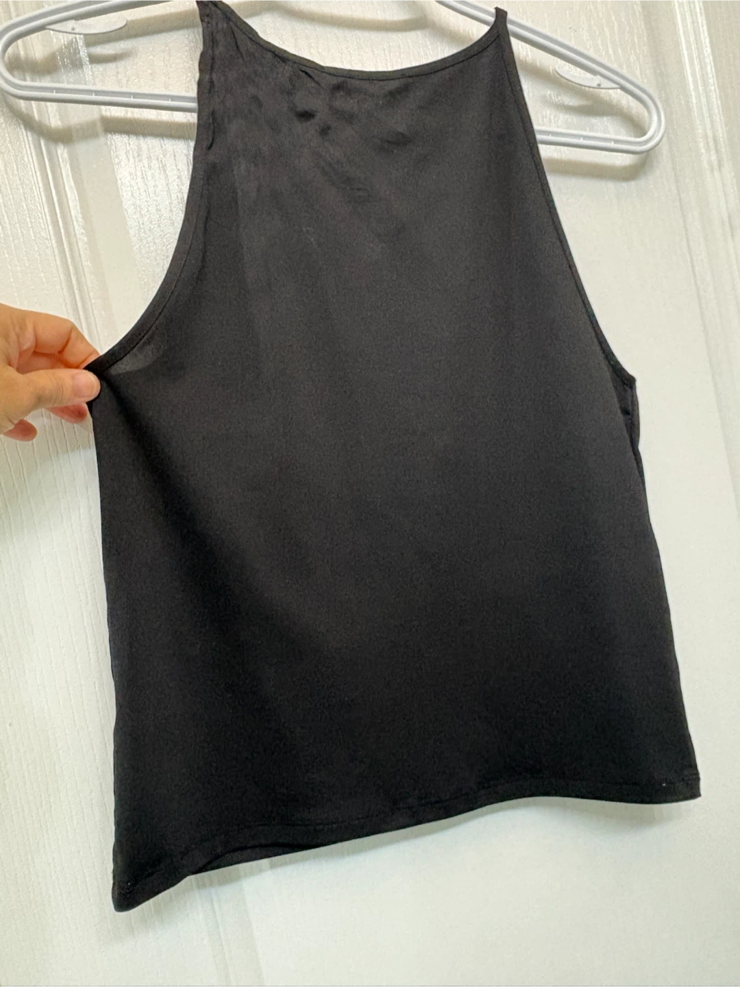Zara Black Sleeveless Tank Top L fits like M - photo 4