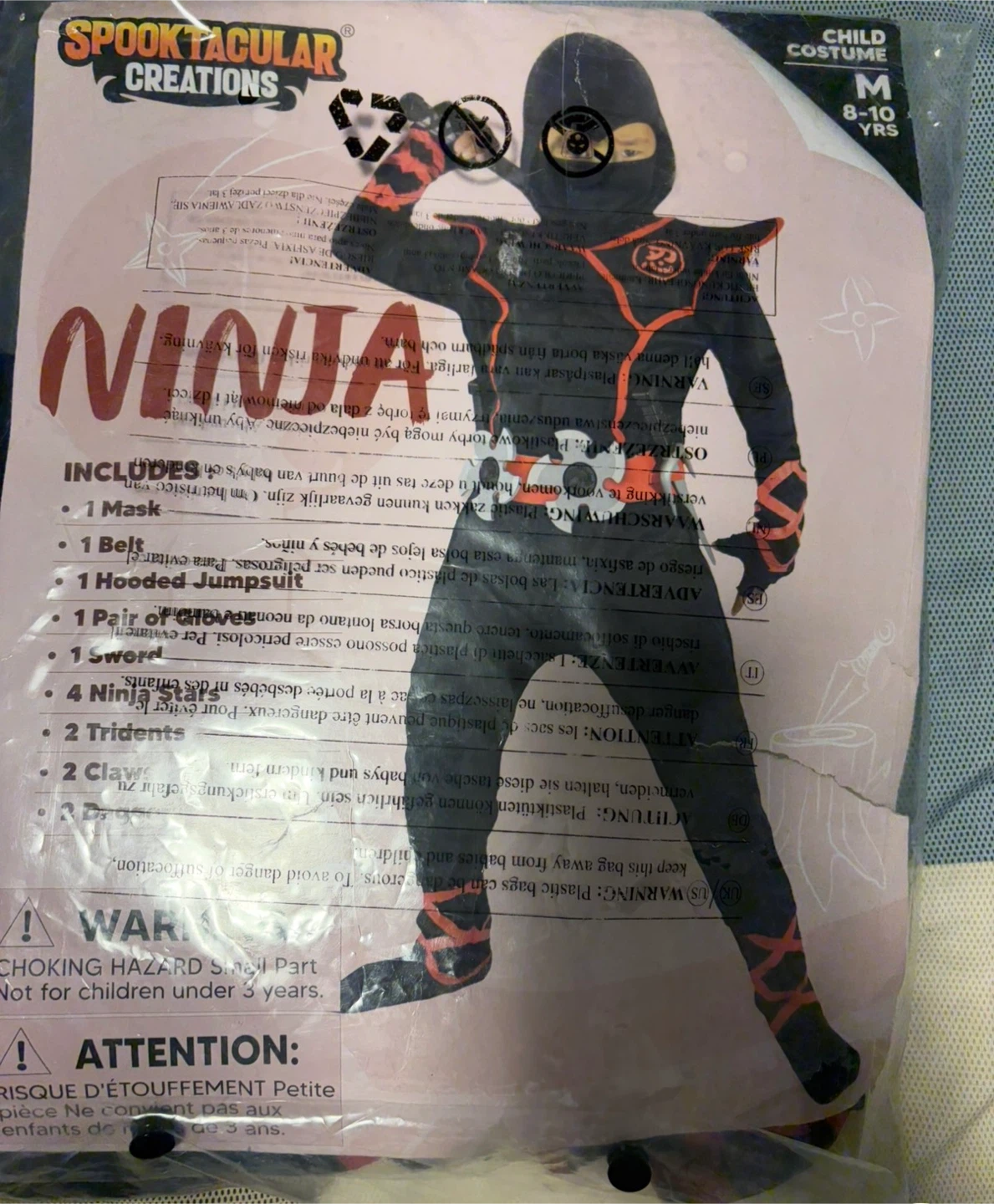 Spooktacular Creations Ninja Costume