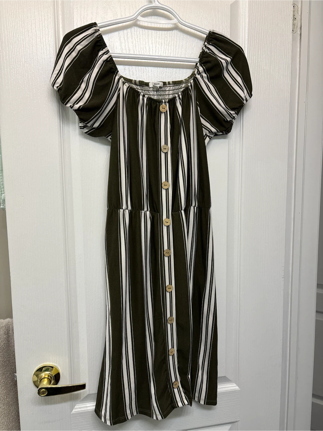 Striped Dress Size L fits like M