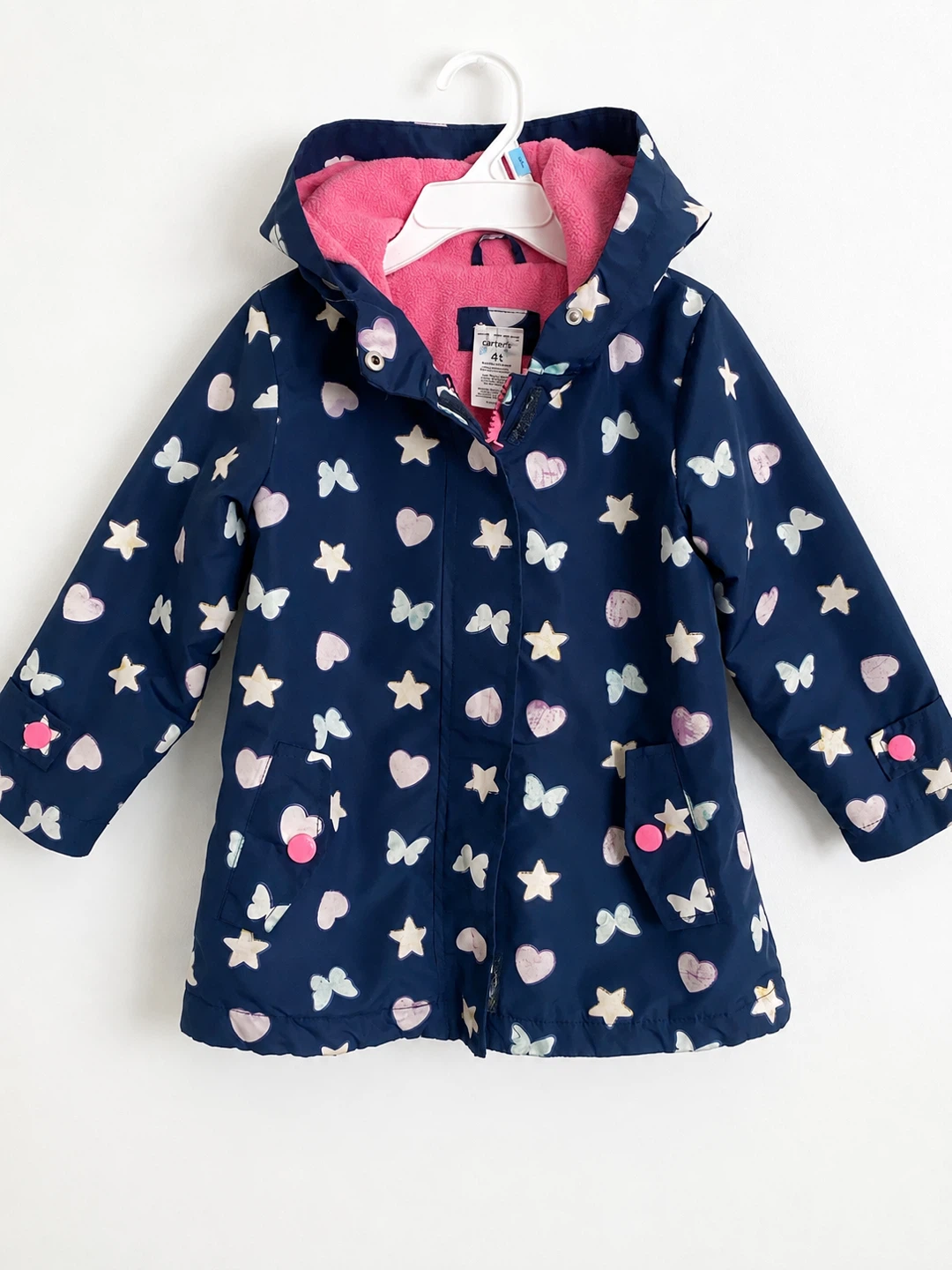 4T Fleece Rain Jacket