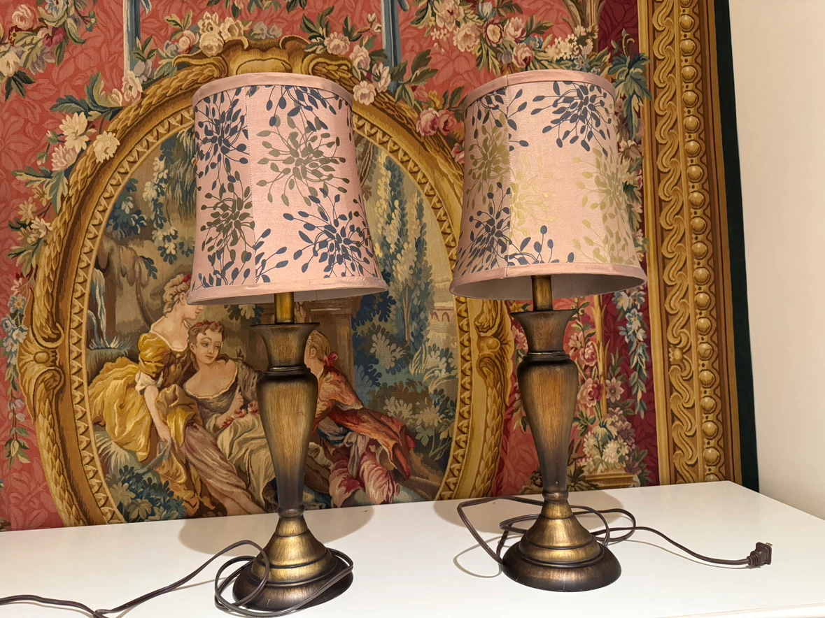 Set of Two Vintage-Style Table Lamps
