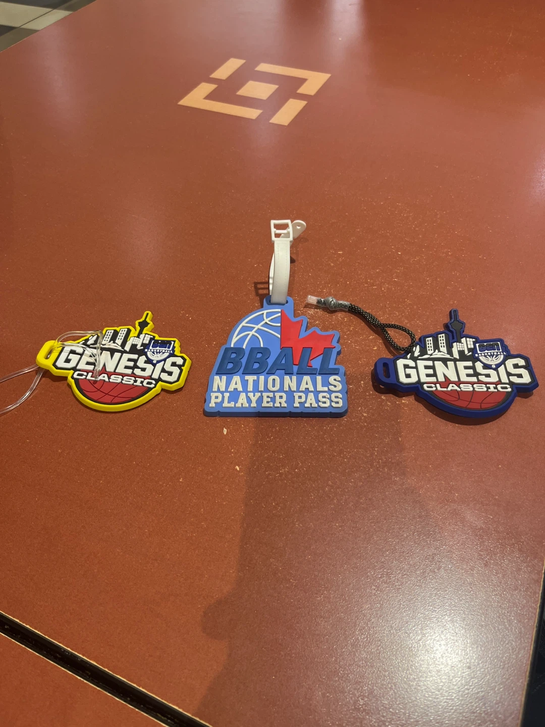 Genesis Classic and Bball Nationals Player Pass Tags