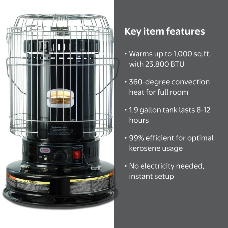 Dyna-Glo WK95C8B Kerosene Heater - photo 3