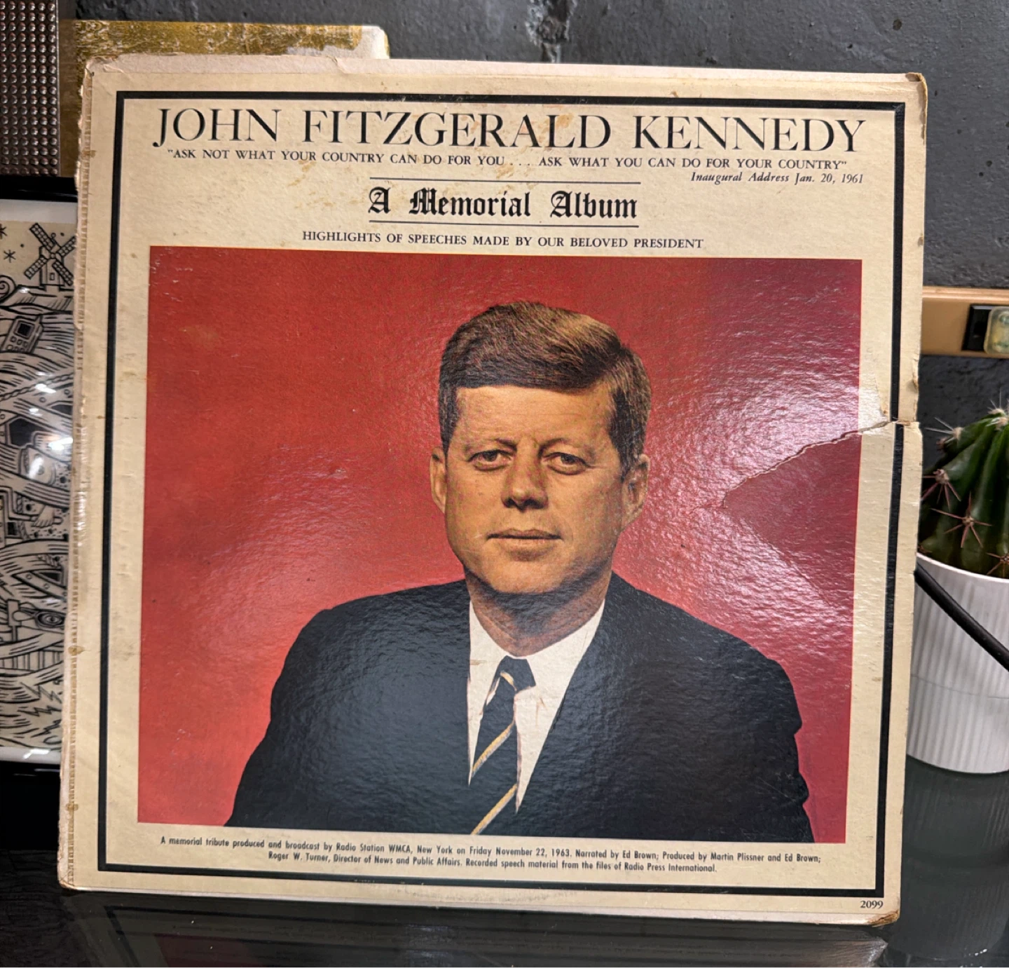 John Fitzgerald Kennedy A Memorial Album Vinyl Record
