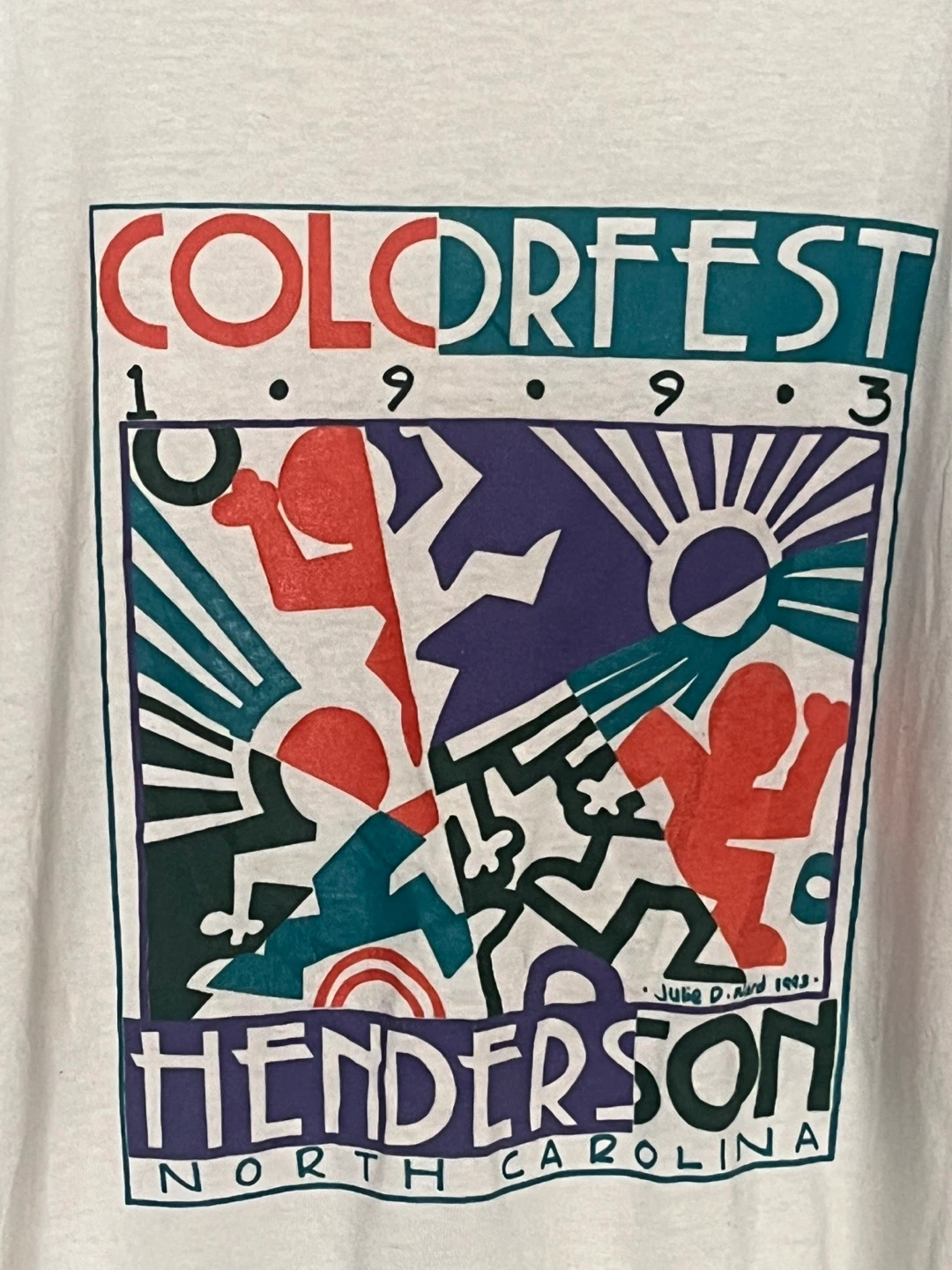 Vintage 1993 Colorfest Henderson T-Shirt - photo 2