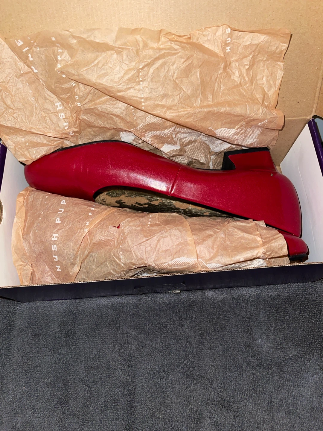Hush Puppies Red Block Heels - photo 2