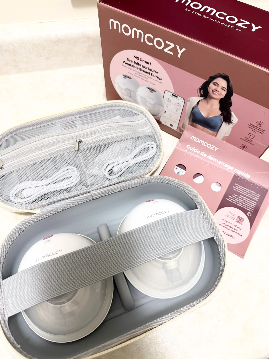 Momcozy M5 Smart Wearable Breast Pump – Gently Used