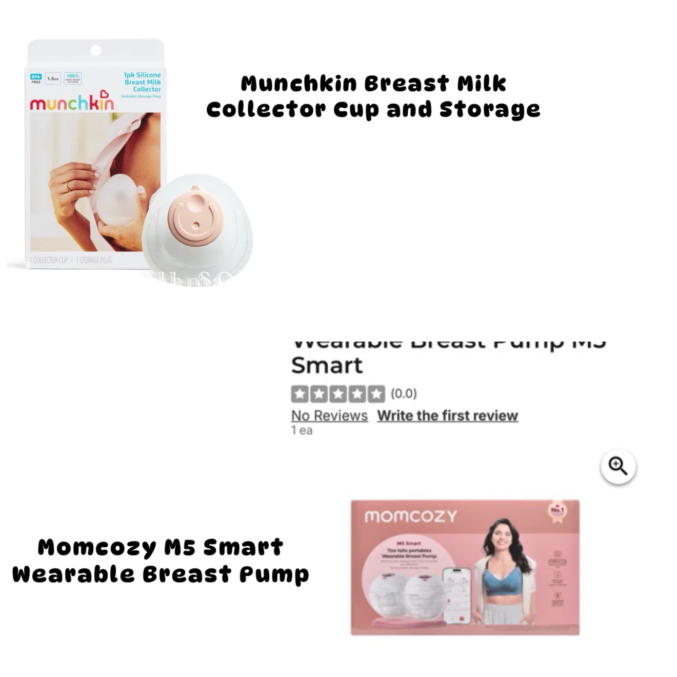 Momcozy M5 Smart Wearable Breast Pump – Gently Used - photo 3