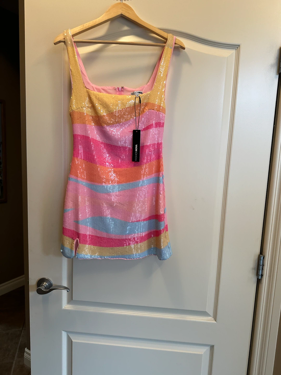 Brand new with tags Fashion Nova mini sequin dress - photo 3