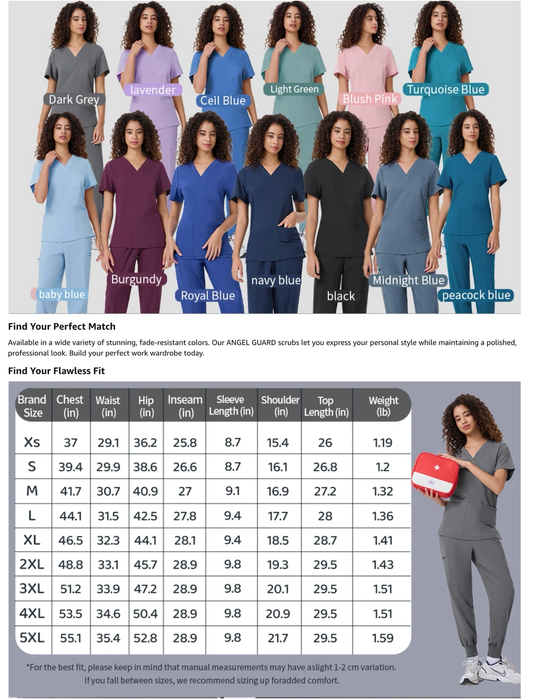 New durable Women's Scrub Set - 2XL - photo 2
